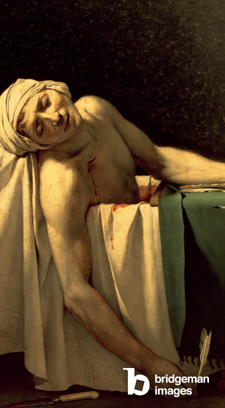 Dipinto della morte di Marat
