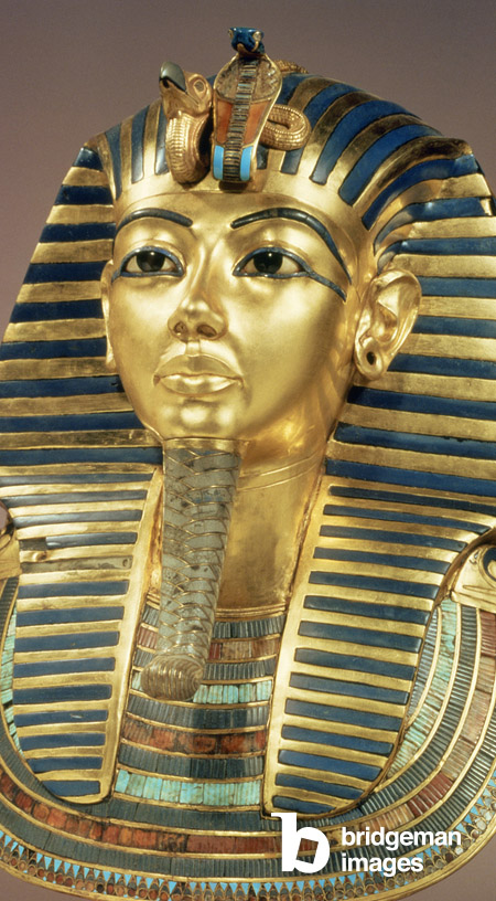 The funerary mask of Tutankhamun, c. 1323 BC / Bridgeman Images