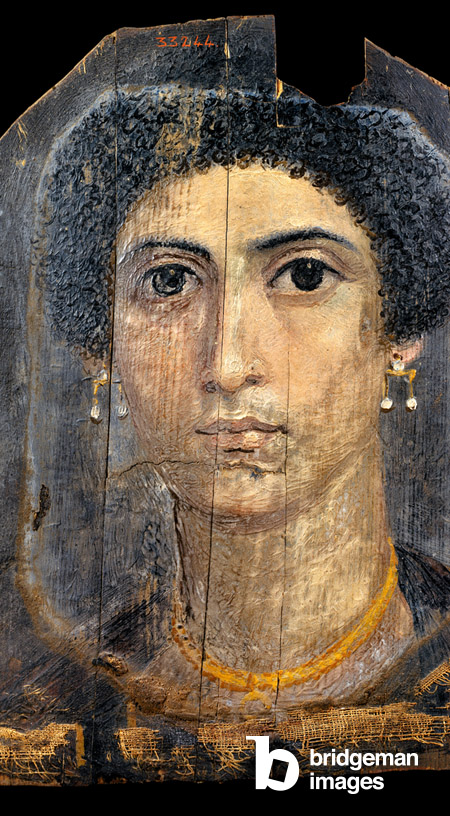 Ritratto femminile (dipinto su legno) antico egitto