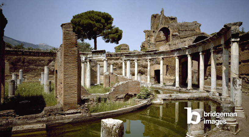 The Maritime Theatre, 118-134 AD. Tivoli, Romean example of ancient roman art