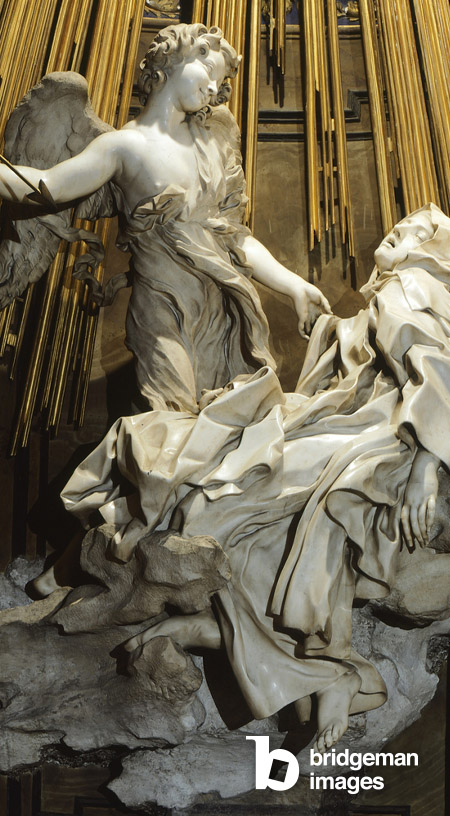 Ecstasy of Saint Theresa, 1647-52 (marble) Gian Lorenzo Bernini