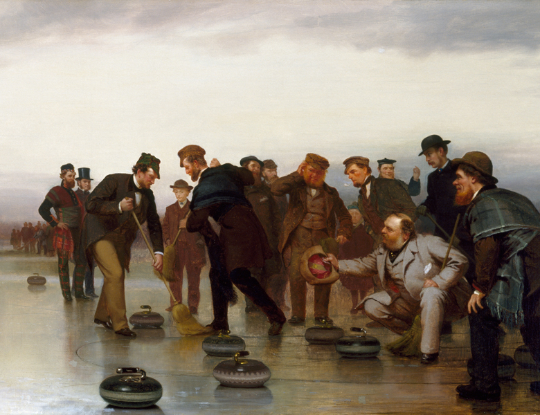 Curling; a Scottish Game, at Central Park, 1862, John George Brown / Museum of Fine Arts, Houston