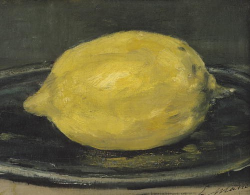 The Lemon, 1880 (oil on canvas) by Manet, Edouard